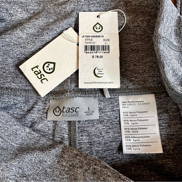 NWT! Tasc Performance Uptown High-Rise 7/8 Pocket Leggings - Picture 3 of 5